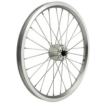 Schmidt Brompton DYNO wheel, SON XS hub, silver rim, Sapim spokes