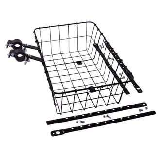 Wald 1372 Front Basket, Black, Multi-Fit