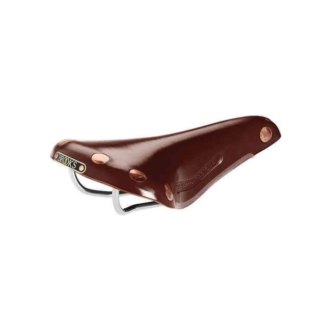 Brooks Team Pro Leather Saddle, Chrome Rails