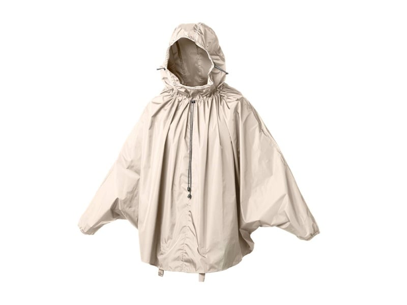 White rain cape