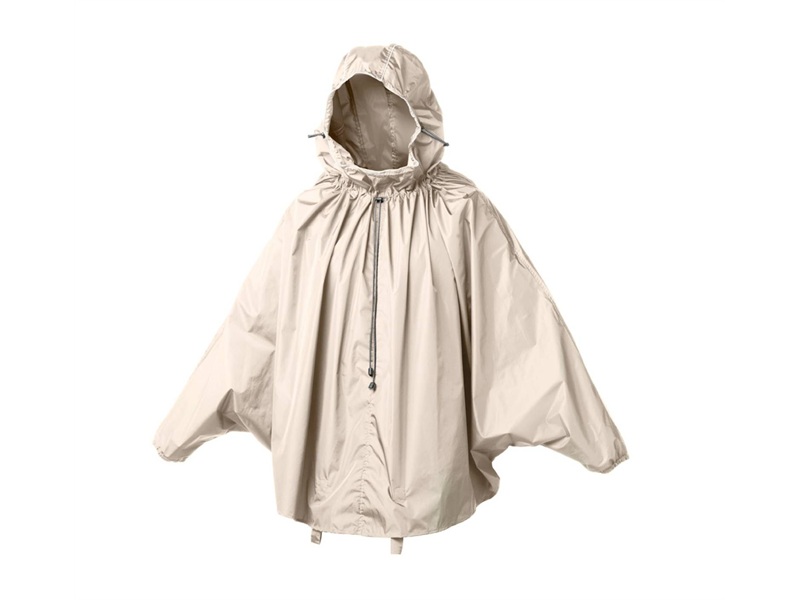 White rain cape