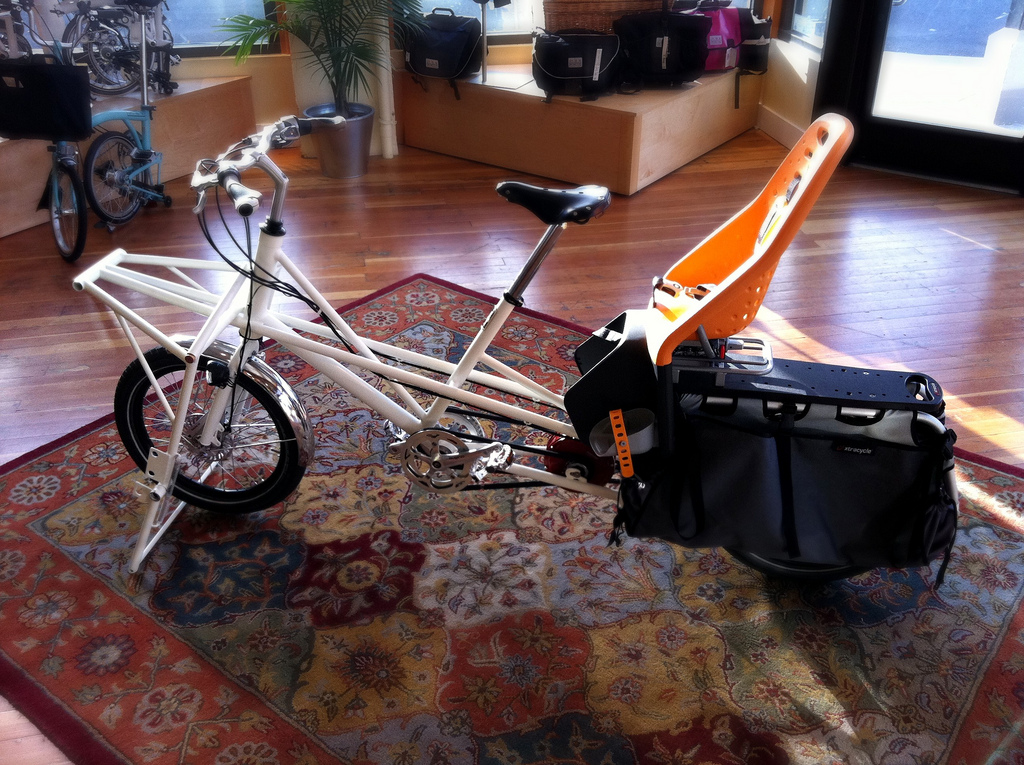 Our entry bike sitting in the shop