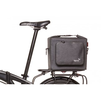 Tern Bicycles Tern Dry Goods Rack-Top Bag, Tweed Black