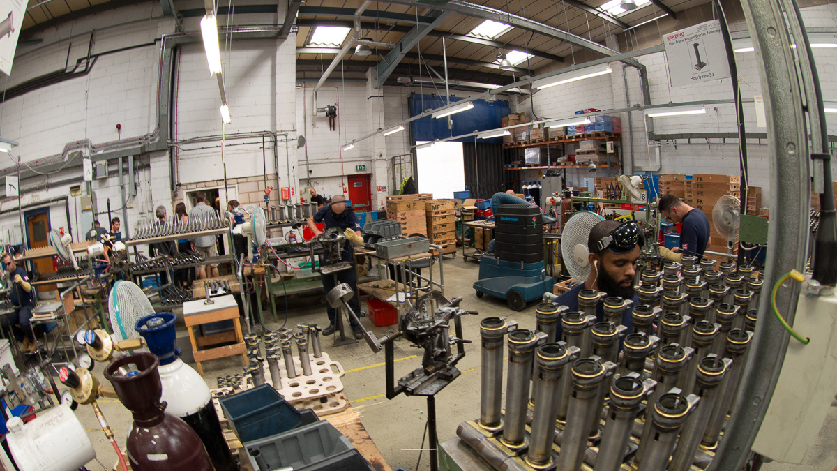 Inside Brompton's factory