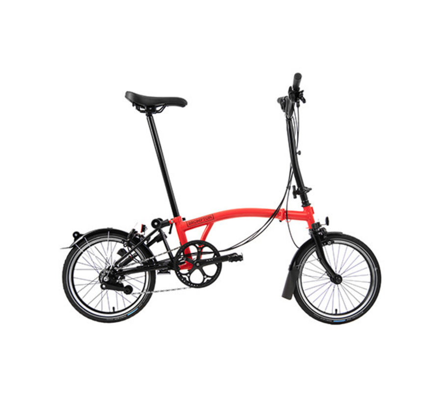 H6L Black Edition Brompton, Rocket Red 
