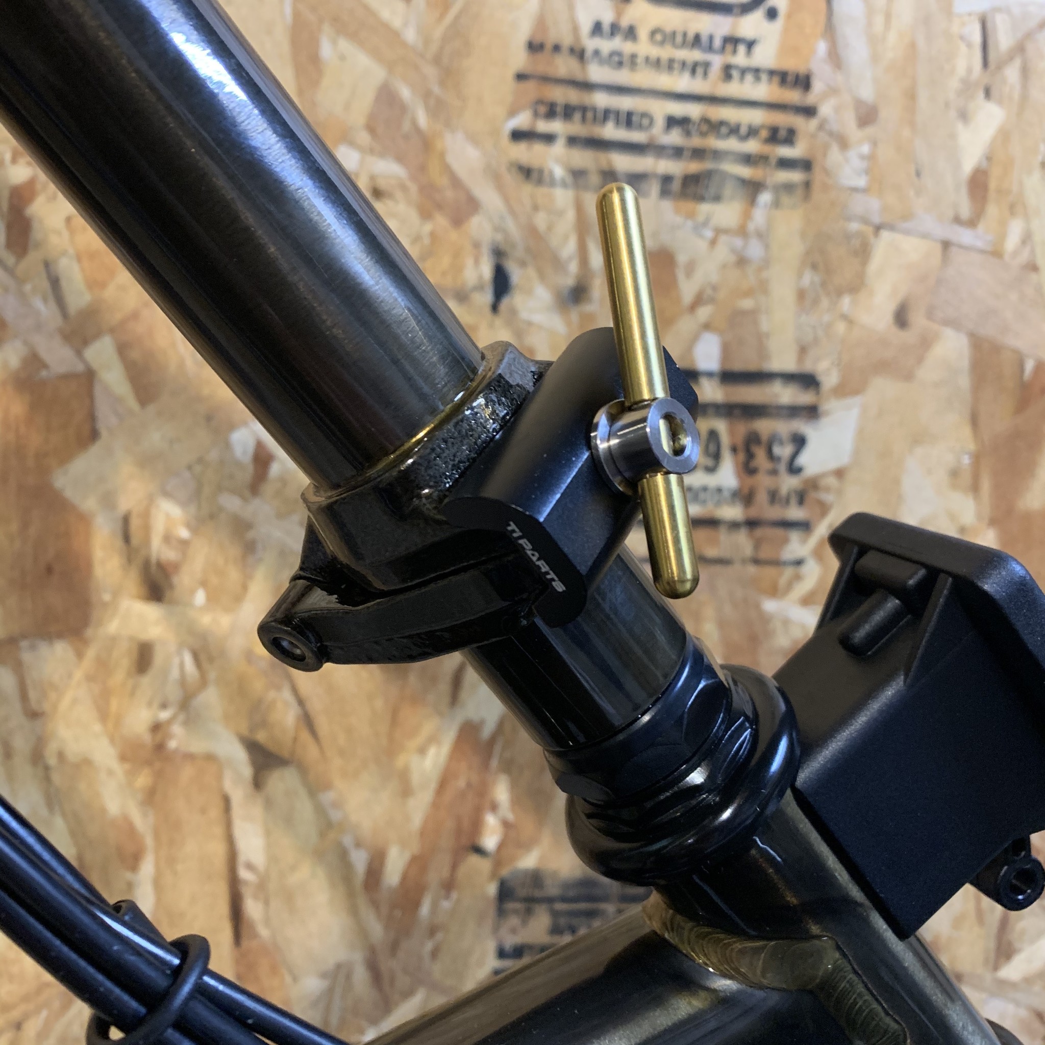 folding bike hinge clamp