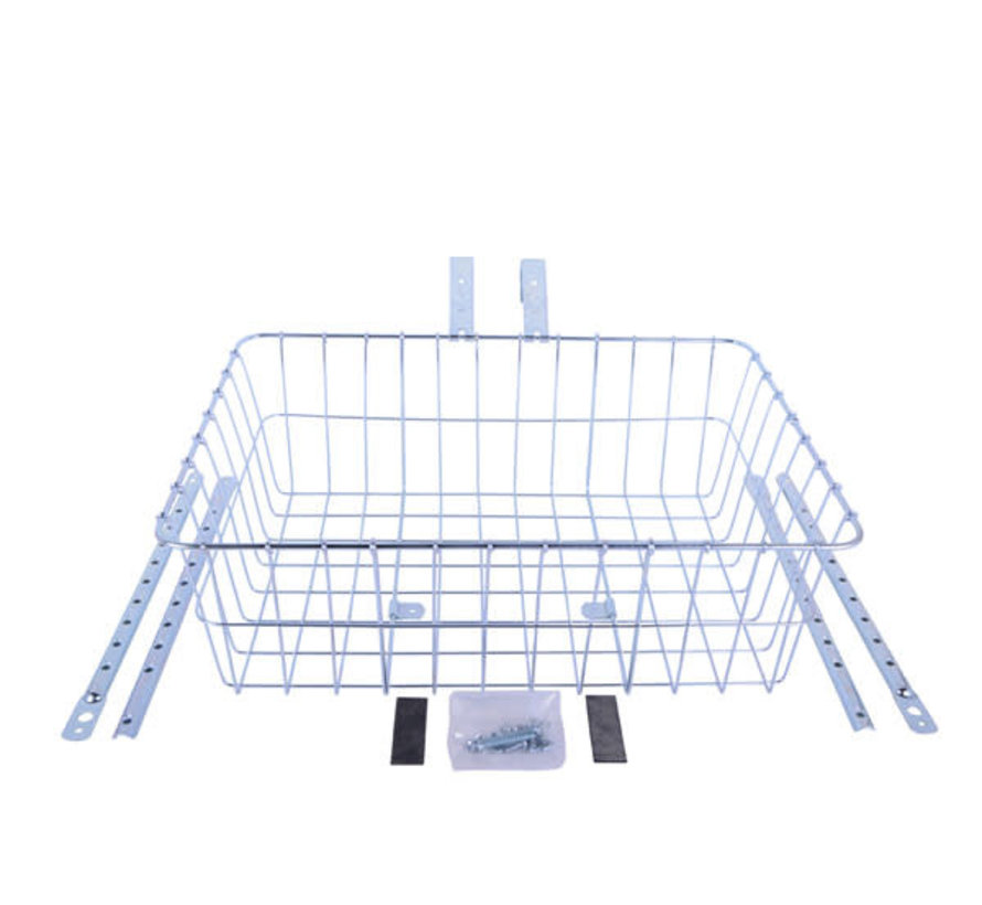 Wald 1372 Front Basket, Silver, Multi-Fit