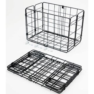 Wald 582 Rear Folding Basket, Black