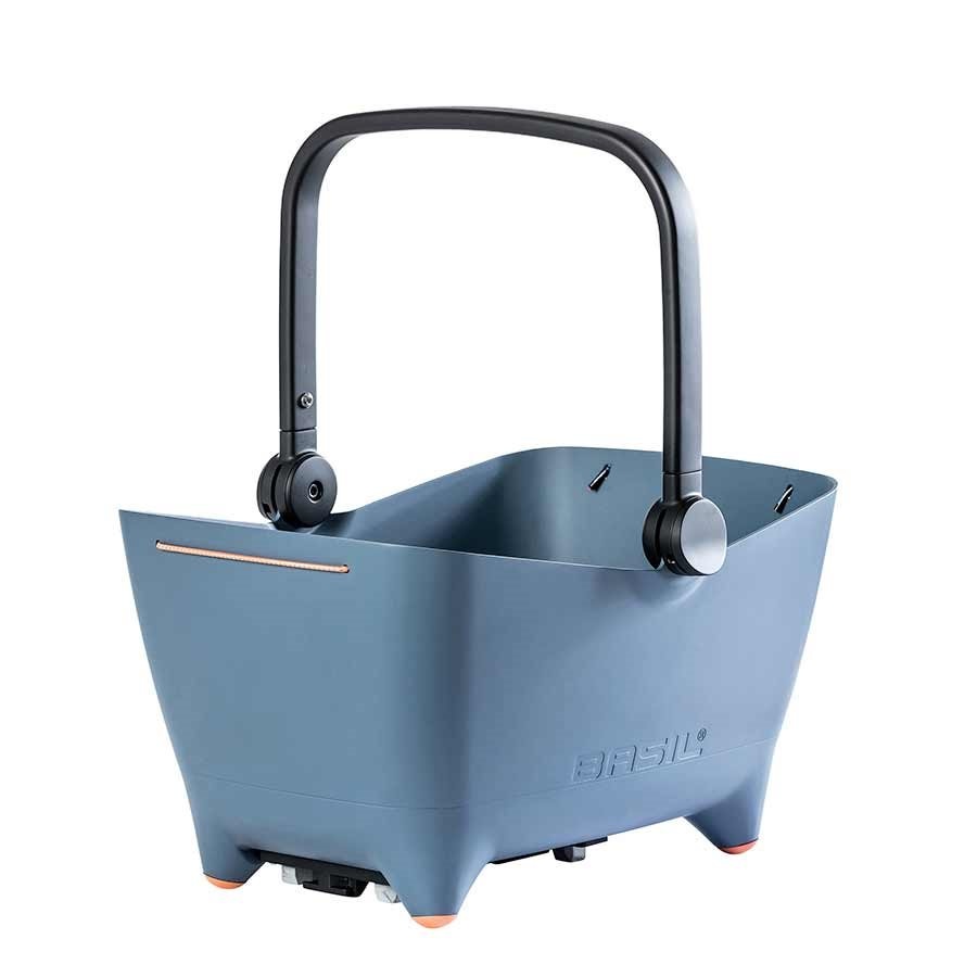 Basil Buddy Basket For Dogs Light Blue Clever Cycles
