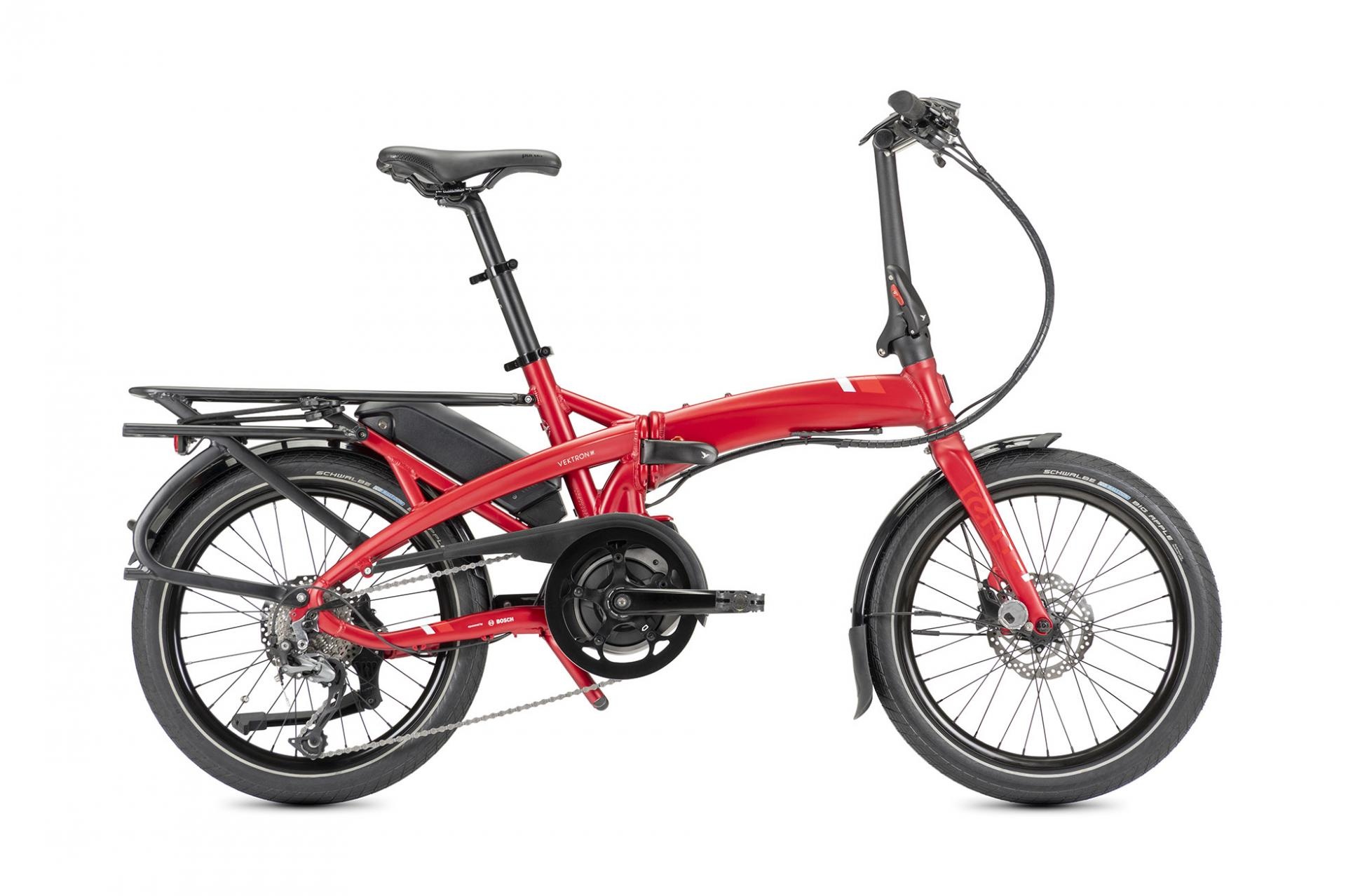 Vektron Q9 Folding Electric Red - Clever Cycles