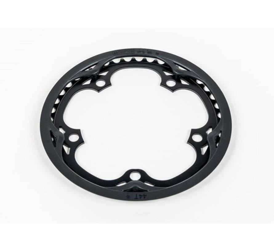 Brompton Chainring and Guard for Spider Type Crankset 44T BLACK - QCHRINGA-SPI-44-BK