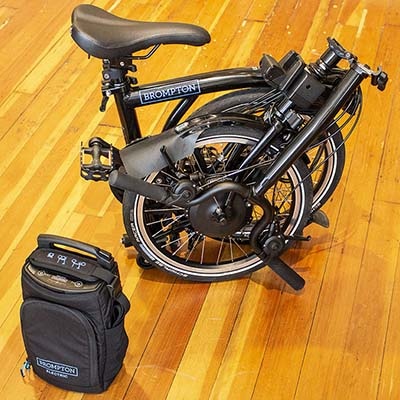 Folded Brompton Electric