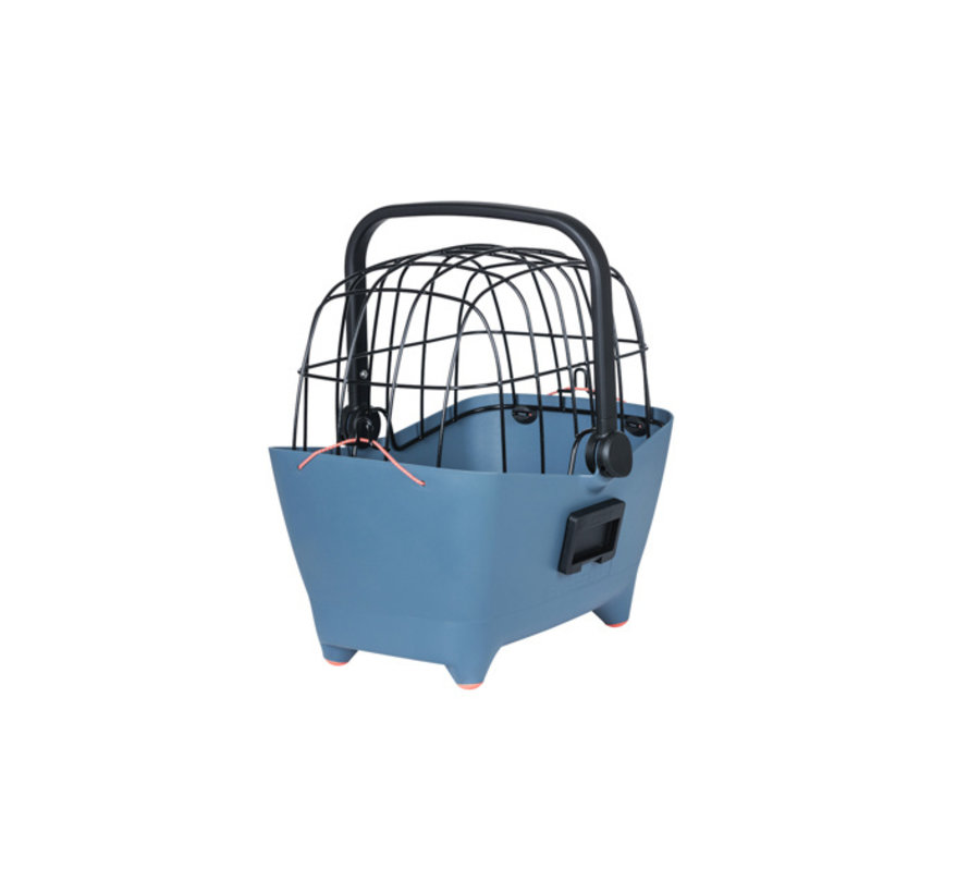 Basil Buddy Basket, KlickFix Front, 48x37x28 cm, Blue