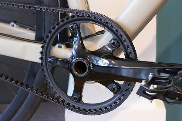 Belt drive on an ebike