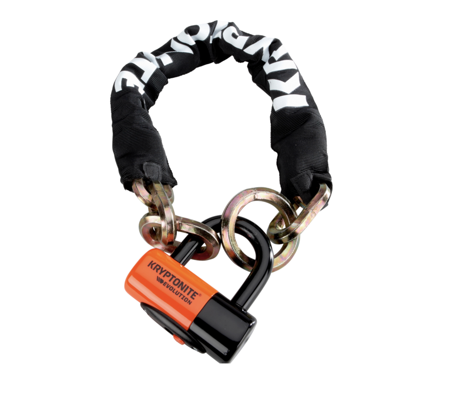 Kryptonite NY Chain CINCH RING 1275 2.5 feet x 12 mm Clever Cycles