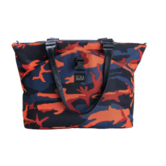 Brompton Brompton Borough Tote L Red Blue Camo