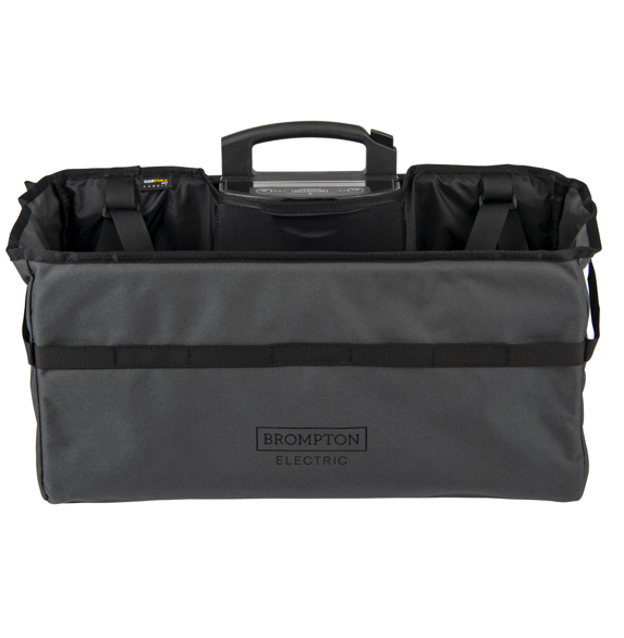 Brompton Electric Bike Basket Bag Clever Cycles Portland Ebike