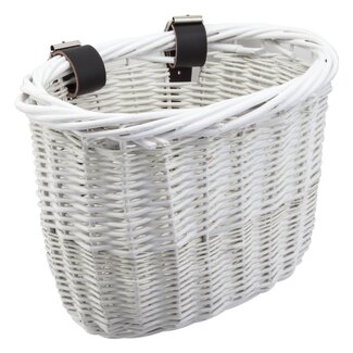 Sunlite Willow bike basket, child's size, white