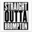 Straight Outta Brompton Sticker