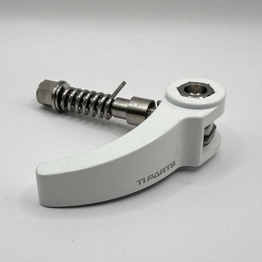TPW Brompton Al Lever Seatpost Quick Release Clamp with Titanium Spacer