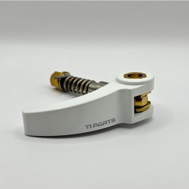 TPW Brompton Al Lever Seatpost Quick Release Clamp with Titanium Spacer - Cerakote Edition