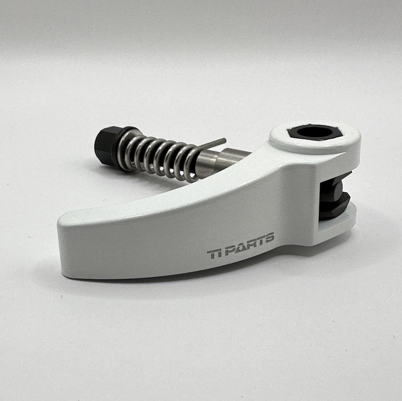 TPW Brompton Al Lever Seatpost Quick Release Clamp with Titanium Spacer