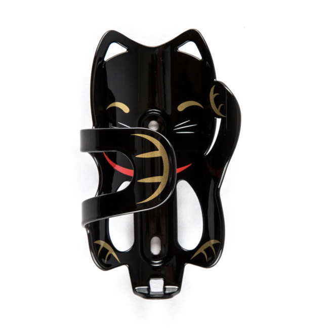 PDW Lucky Cat Water Bottle Cage - Black