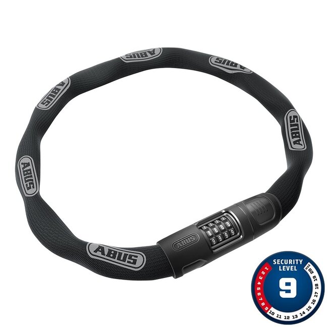 ABUS 8808C Chain Lock - Combination 8mm/85cm - Black