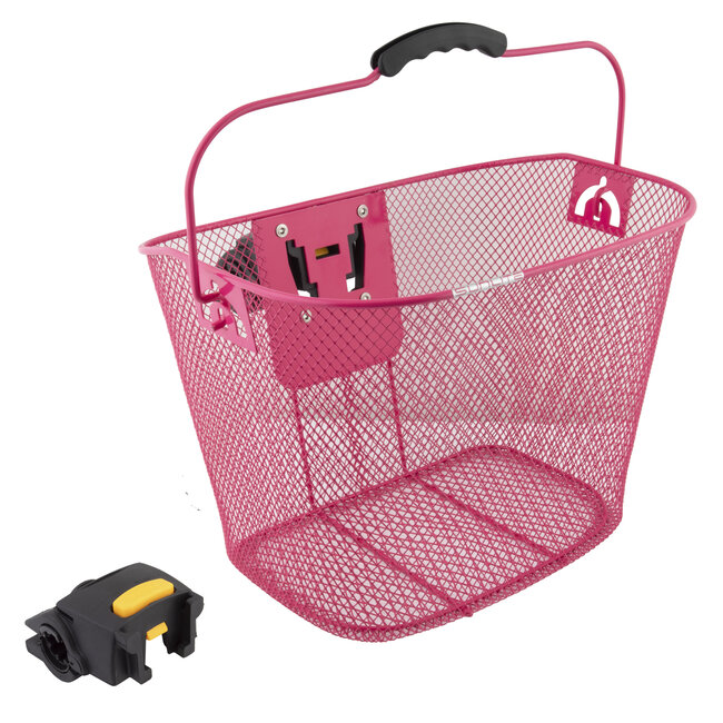 Sunlite Mesh Quick Release Front Basket - Pink