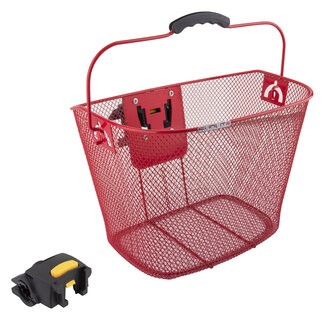 Sunlite Mesh Quick Release Front Basket - Red