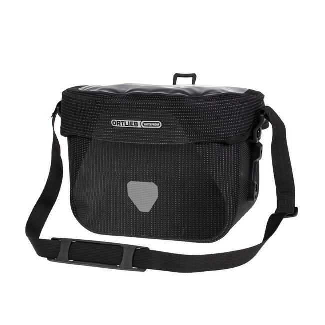 Ortlieb Ultimate High Visibility Handlebar Bag , Black/Reflex  L / 6.5L