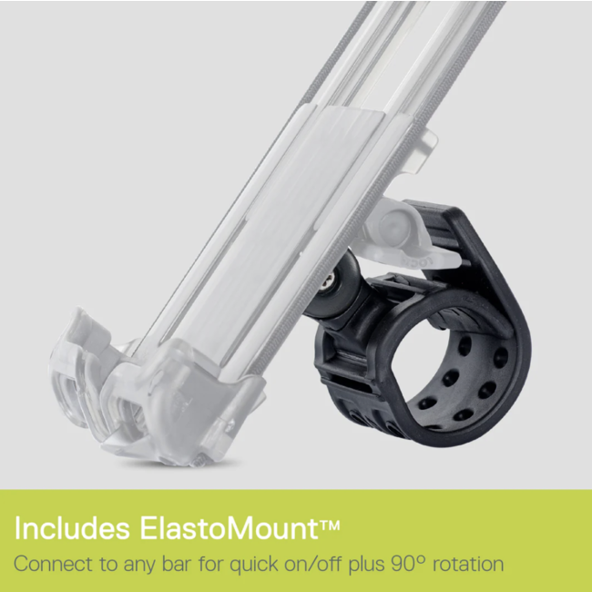 Delta Hefty Phone Holder Plus Smartphone Bike Mount - Clear Gray