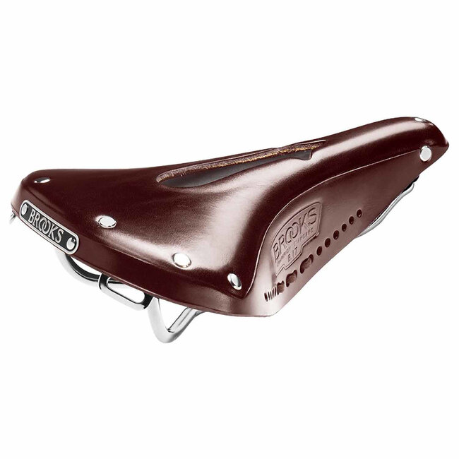 Brooks B17 Imperial Carved Leather Saddle, Antique Brown