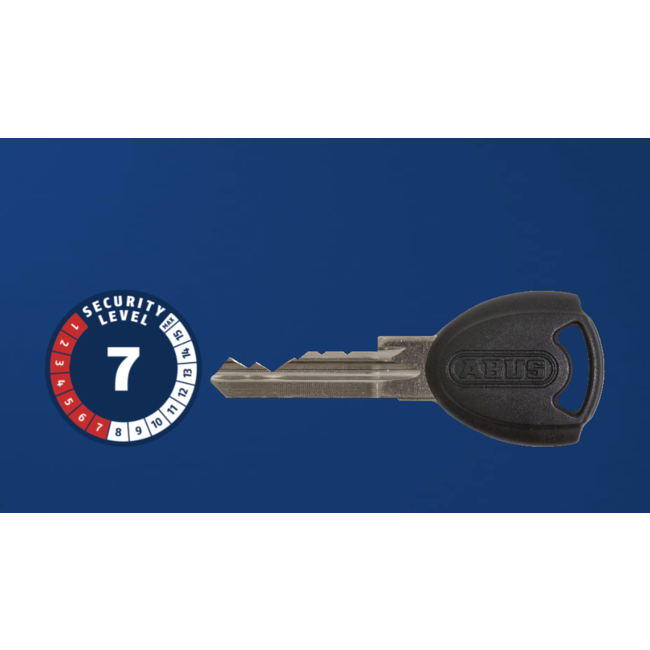 ABUS Bordo Lite Mini keyed folding lock 6055K/60 black with holder