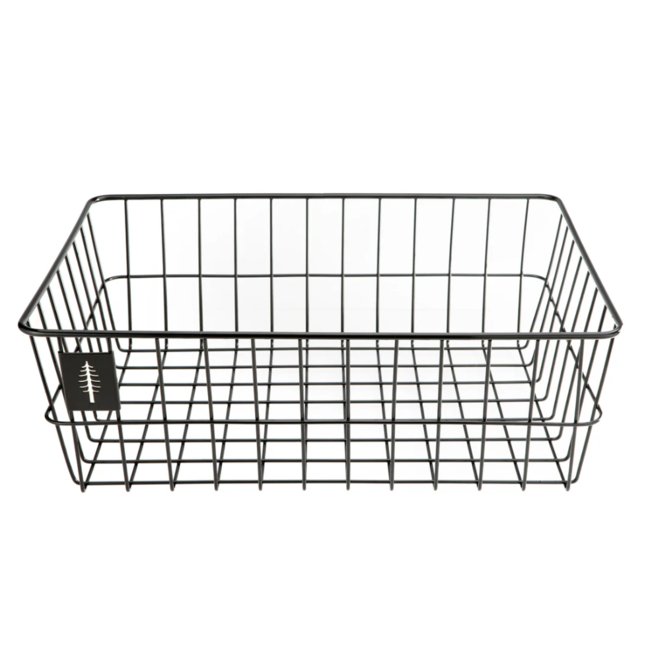 PDW Timber to Town ZigZag Stainless Front Basket (No Hardware)