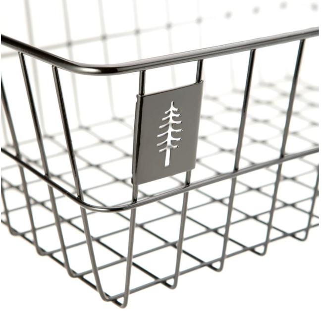 PDW Timber to Town ZigZag Stainless Front Basket (No Hardware)