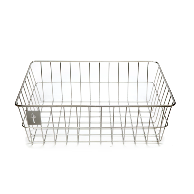 PDW Timber to Town ZigZag Stainless Front Basket (No Hardware)