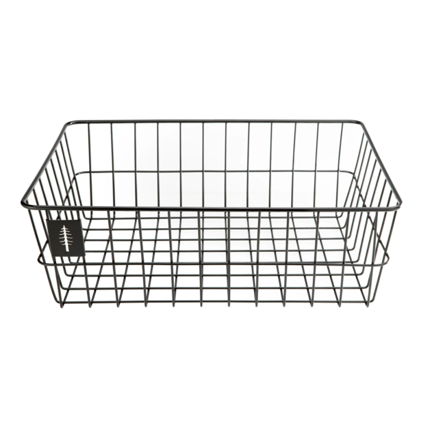 PDW Timber to Town ZigZag Stainless Front Basket (No Hardware)