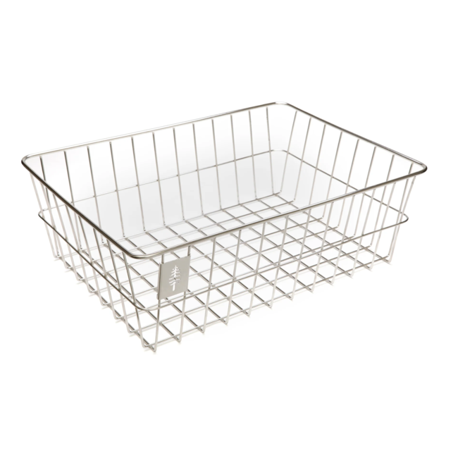 PDW Timber to Town ZigZag Stainless Front Basket (No Hardware)