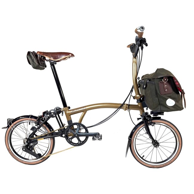 Brompton P Line 12 Speed Omakase Limited Edition Bronze Brompton P Line 12 Speed Omakase Limited Edition Bronze