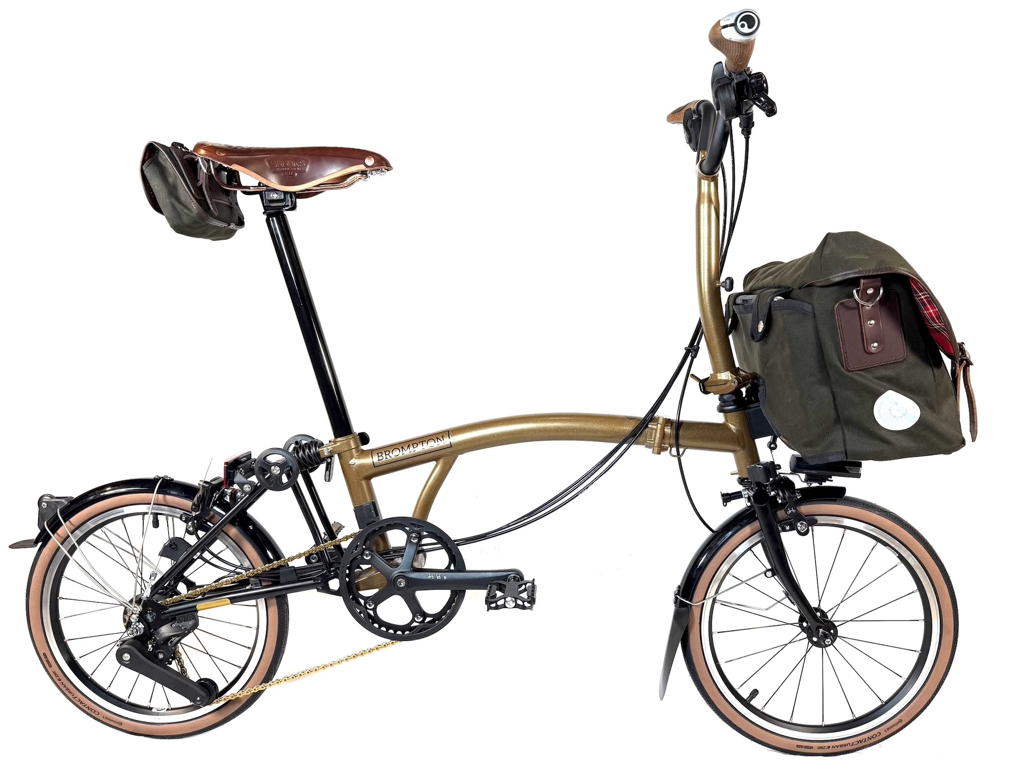 Brompton P Line 12 Speed Omakase Limited Edition Bronze Brompton P Line 12 Speed Omakase Limited Edition Bronze