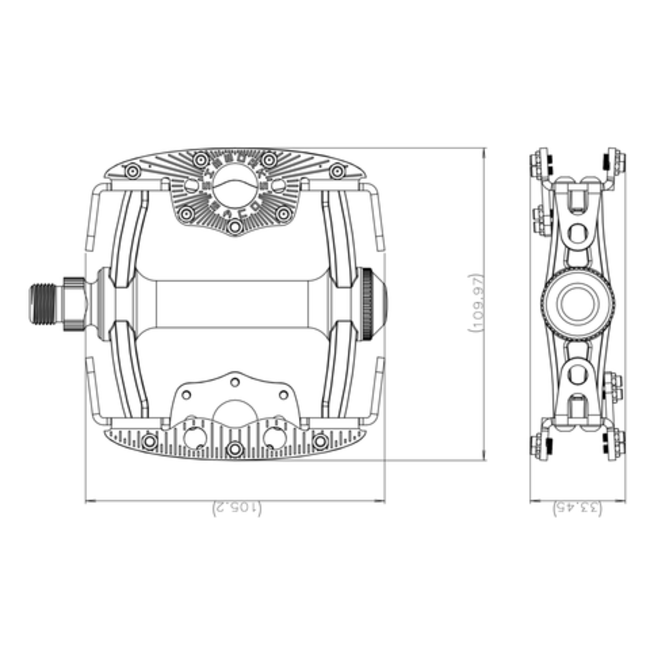 SimWorks by MKS - Taco Pedals