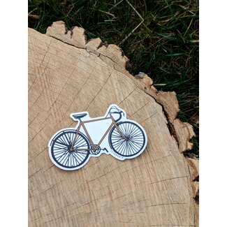 ilikesara ilikesara Bike with Fern Sticker