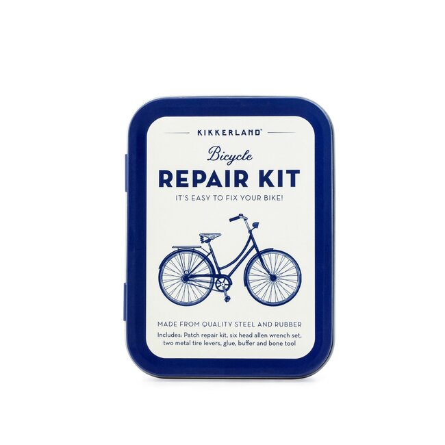 Kikkerland Bike Repair Kit Tin