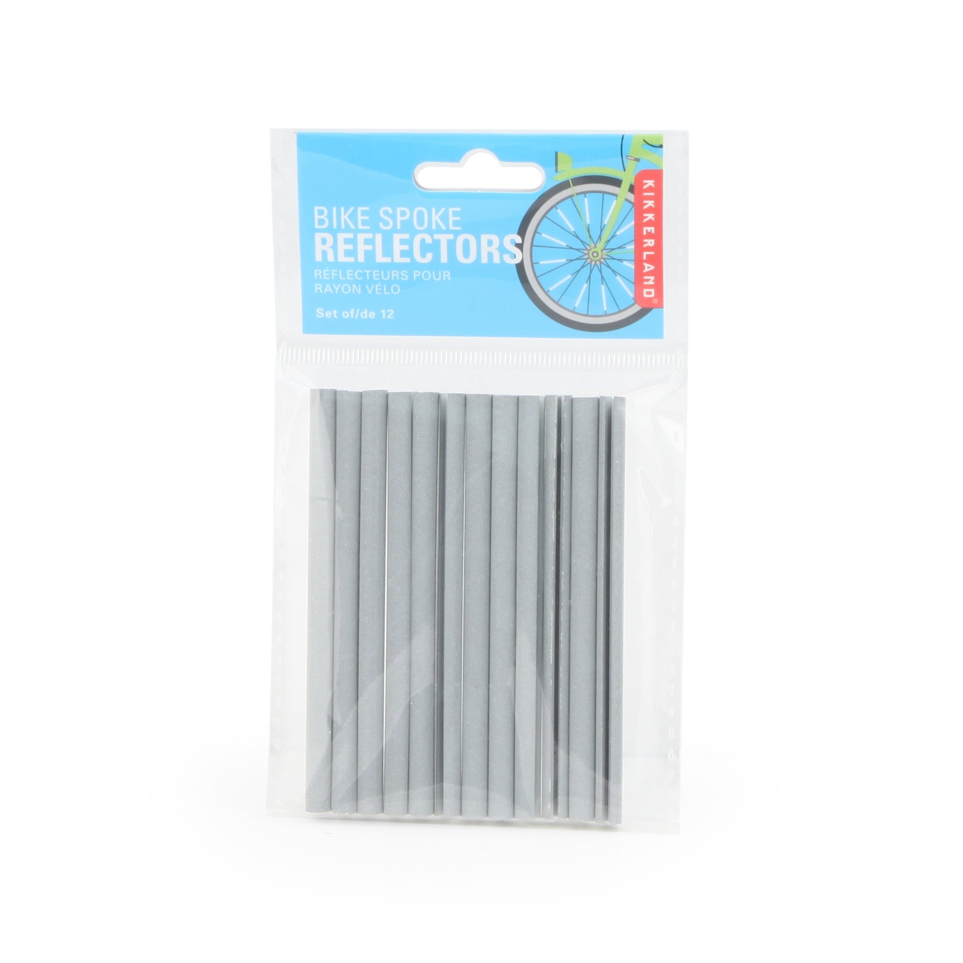 Kikkerland Fiets Bike Spoke Reflectors - Silver - Clever