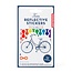Kikkerland Rainbow Chain Reflective Bike Stickers