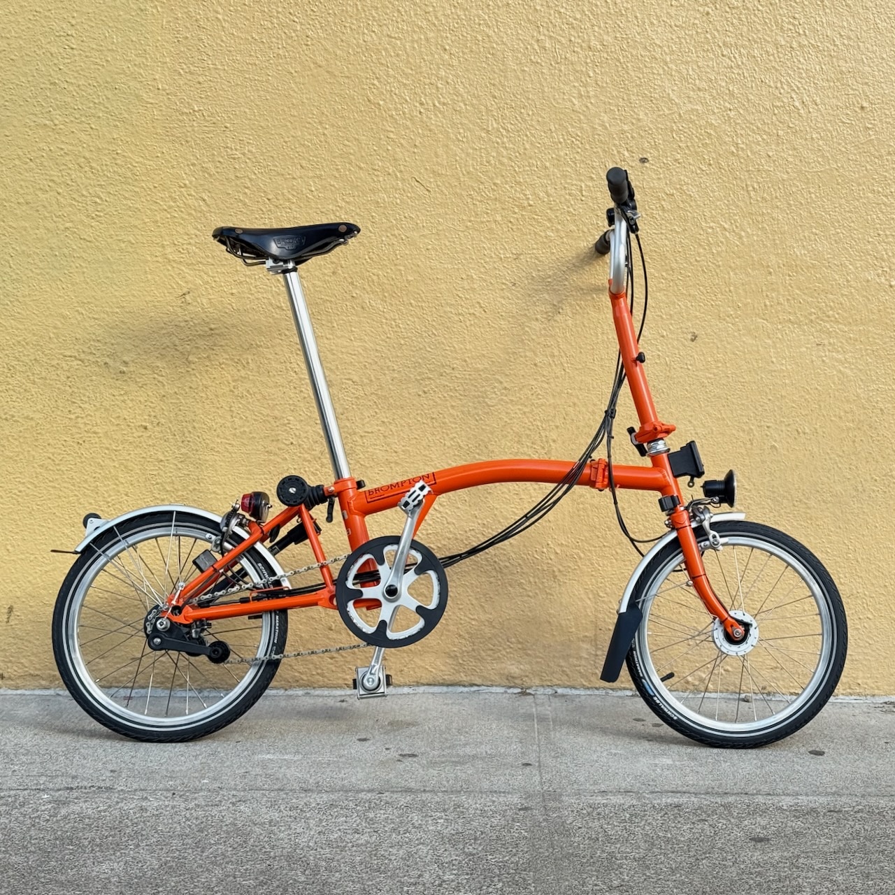 Brompton 2010 Model Used 2010 Brompton M6L Orange Clever Cycles