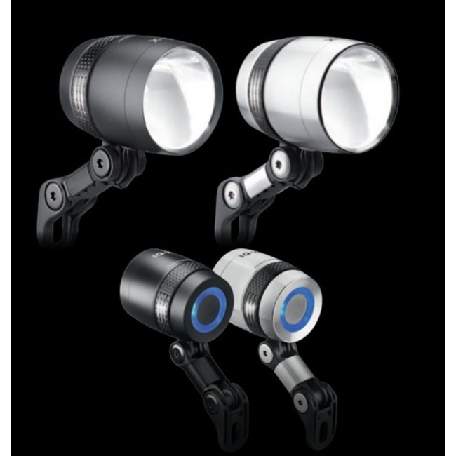 B&M Lumotec IQ X Dynamo Headlight, Black