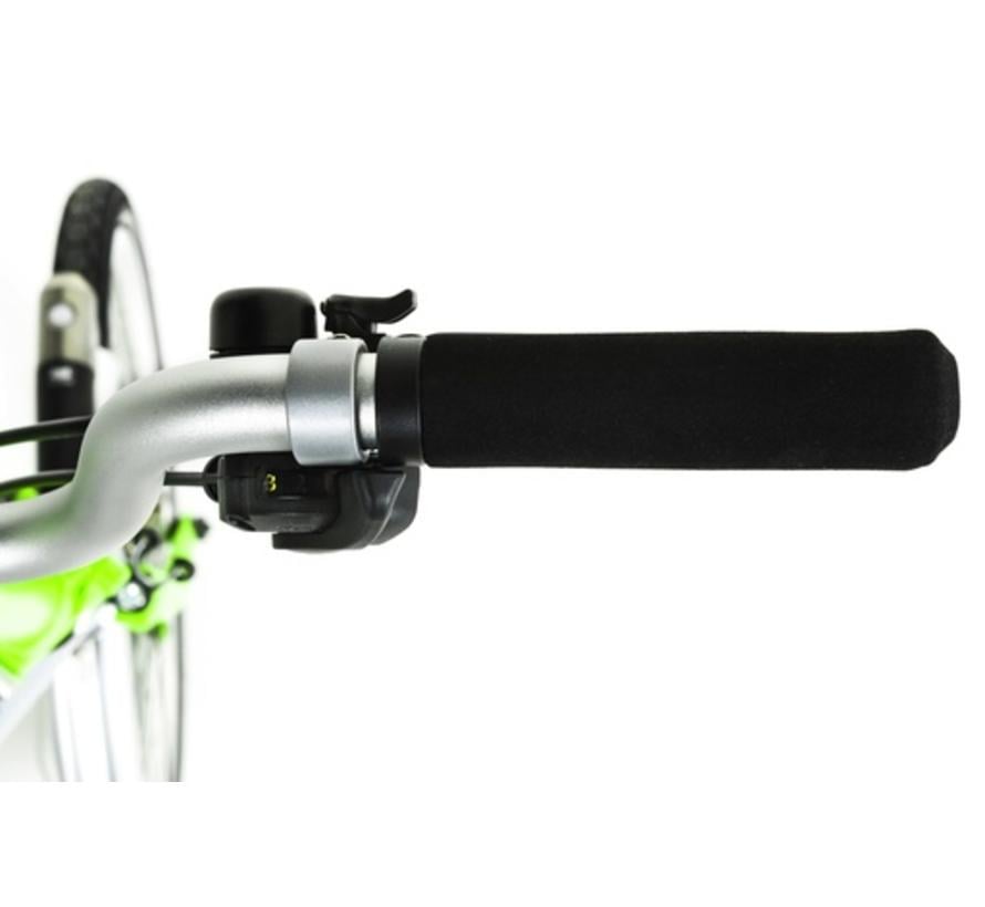 Brompton 3-Speed Underbar Shifter and Brake Lever, Silver Black - QGSHIFTR3A
