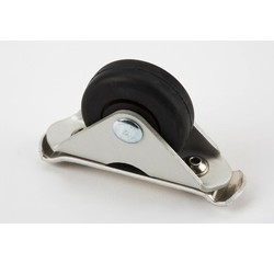 Brompton Brompton Fender Roller and Fittings Only for Version L Silver Black - QMGROLA